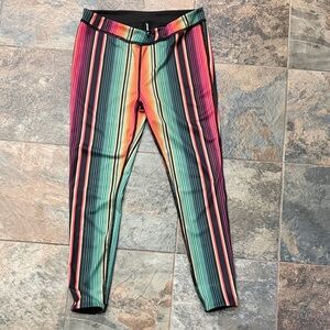 Crazy Train Vibrant Striped Men's Pants